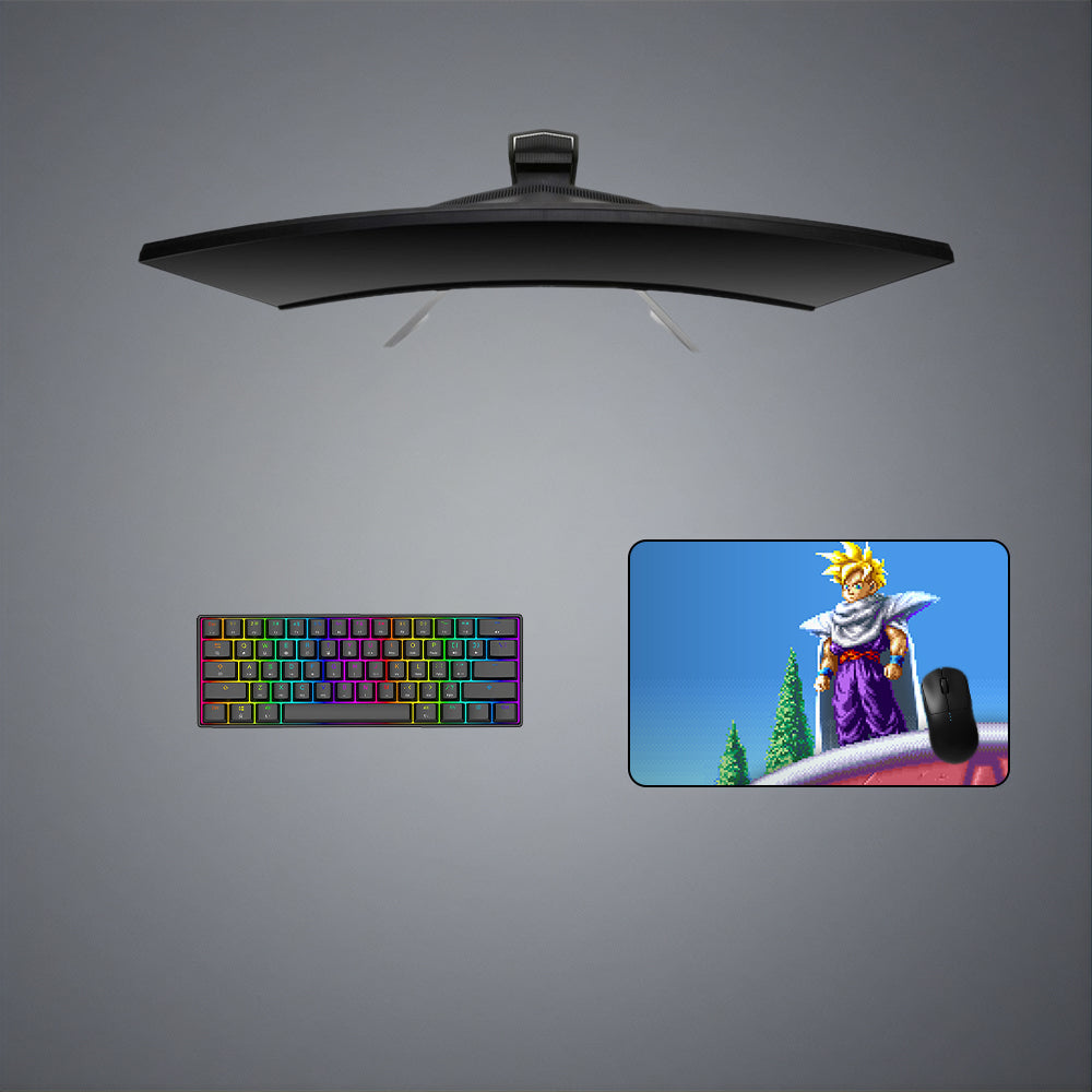 DBZ Gohan Pixel Art Design M-XXL Size Gaming Mouse Pad Computer Desk Mat - Kurodrip