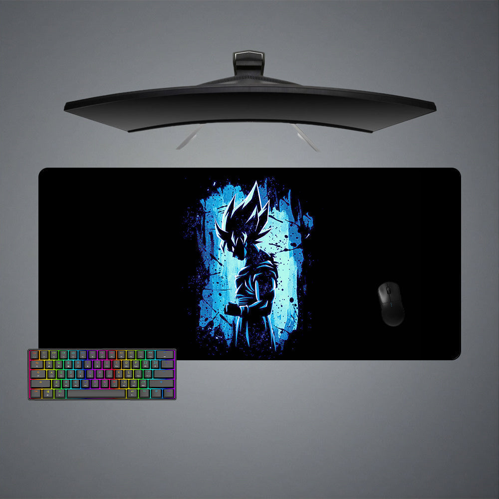 DBZ Goku Blue Aura Size Gaming Mouse Pad - Kurodrip