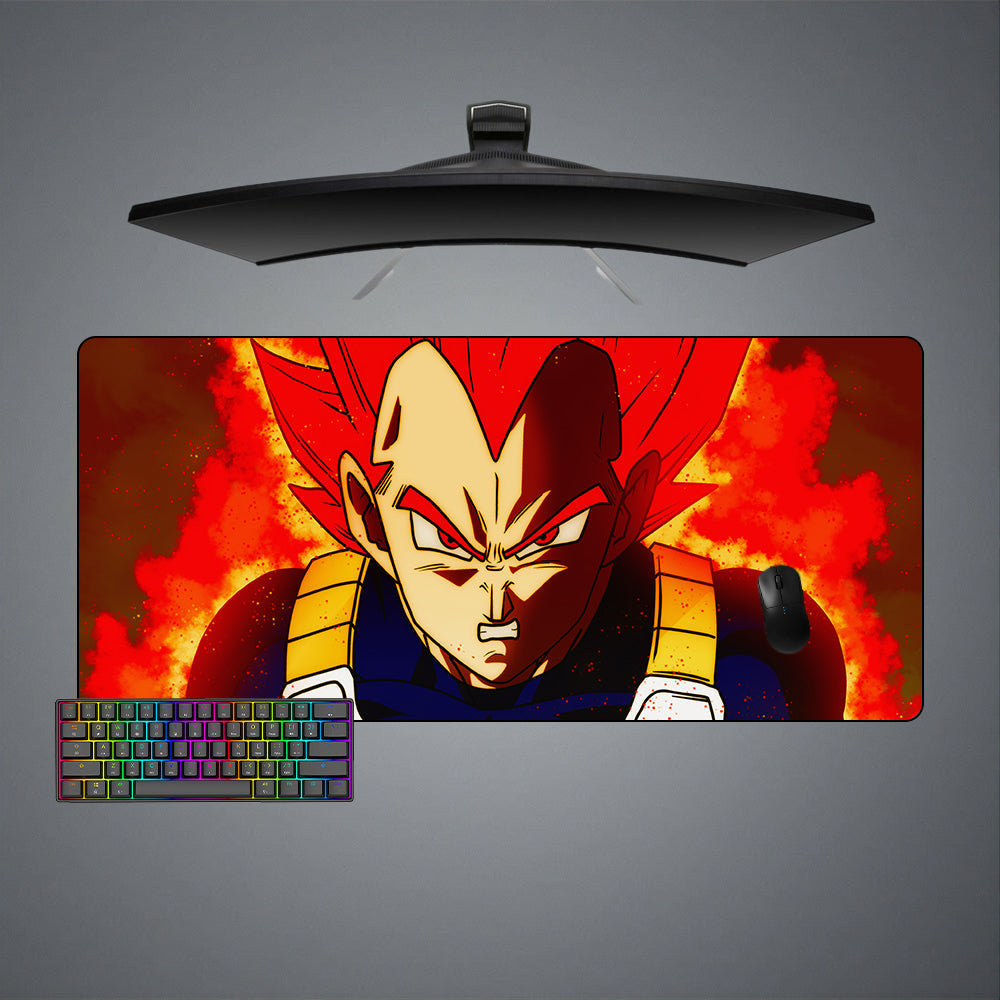 Saiyan God Vegeta Size Gaming Mouse Pad - Kurodrip