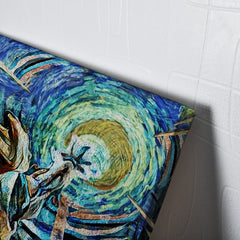 Dragon Ball Z Starry Night Kamehameha Canvas Print Wall Art - Kurodrip