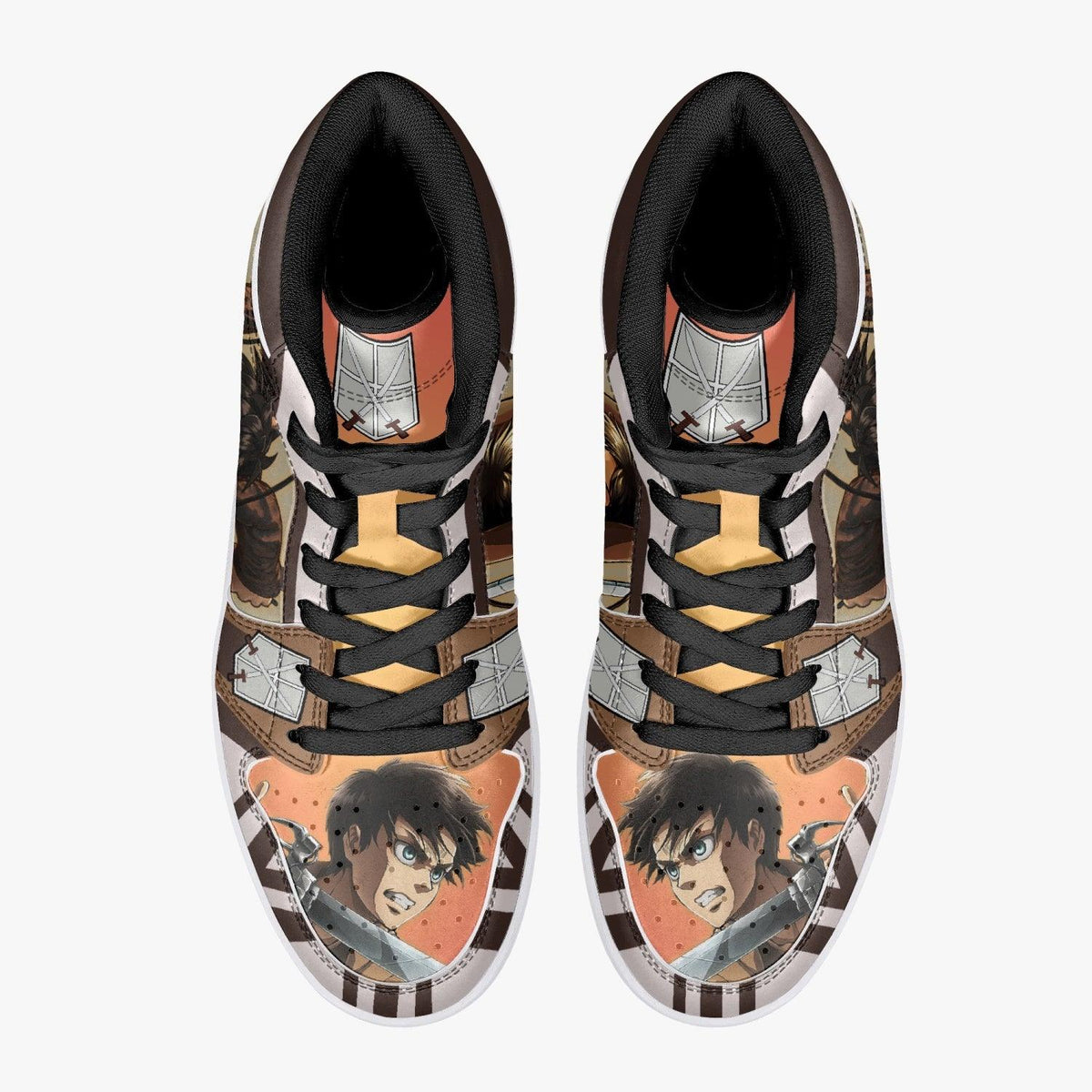 Eren Yeager Training Corps Shingeki no Kyojin Mid 1 Basketball Shoes