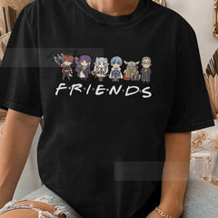 Beyond Journey's End Friends - Sousou no frieren T shirt - Kurodrip