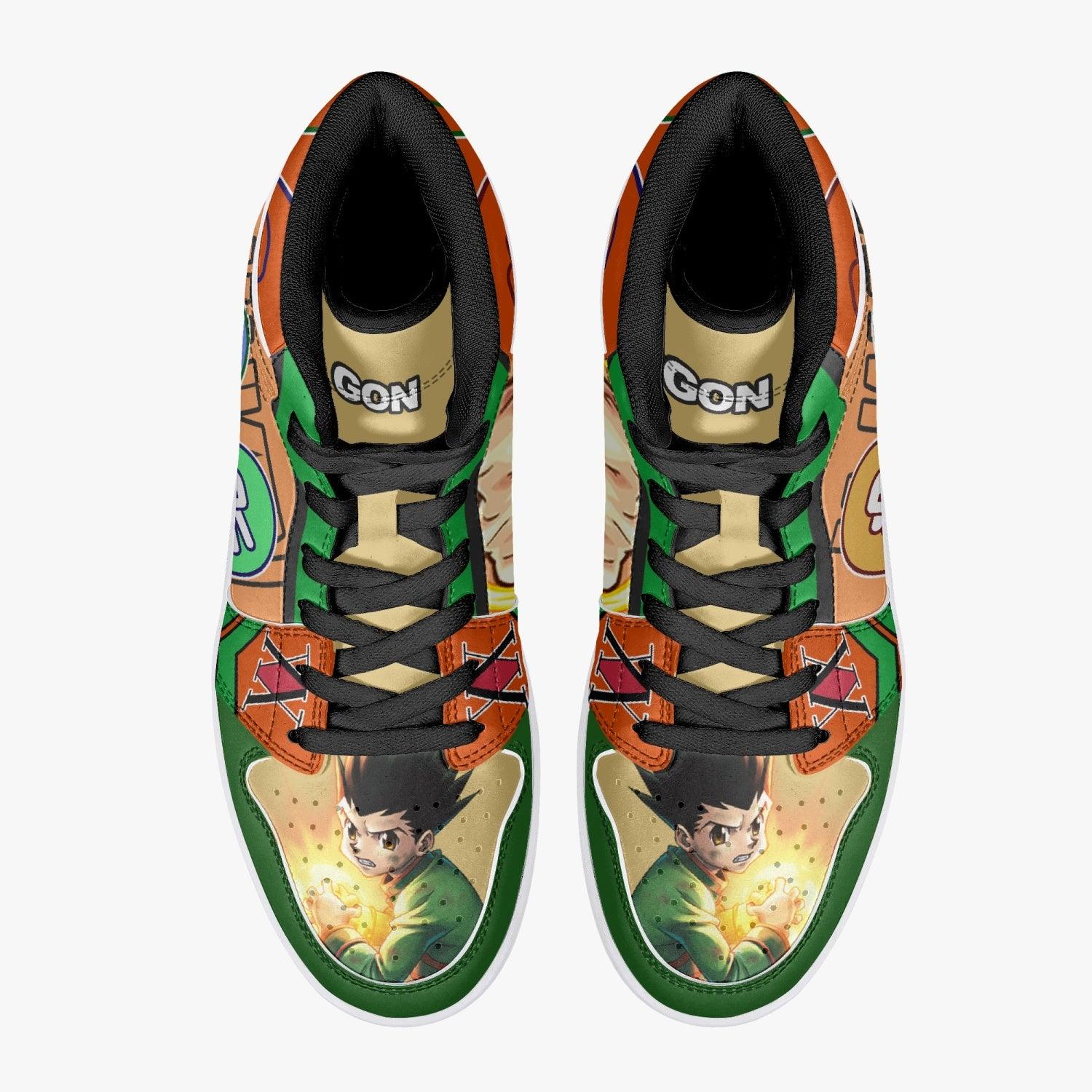 Gon Jajanken Hunter X Hunter Mid 1 Basketball Shoes
