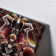 Ichigo True Shikai Bleach Vertical Canvas Print Wall Art - Kurodrip