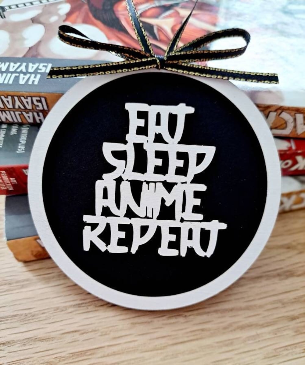 Gift For Anime Lover Anime Demon Slayer Black Christmas Ornament Anime Ornaments - Kurodrip