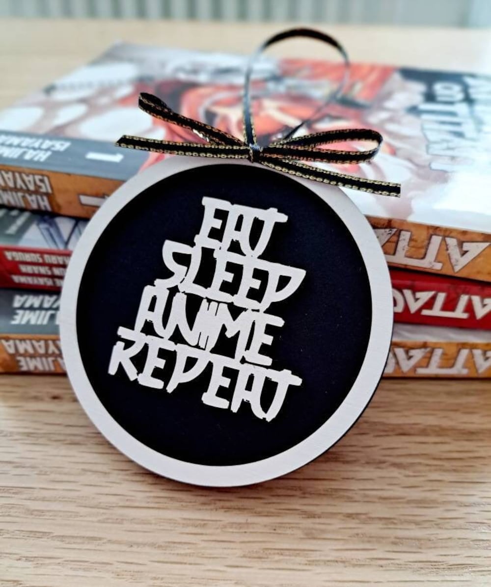Gift For Anime Lover Anime Demon Slayer Black Christmas Ornament Anime Ornaments - Kurodrip