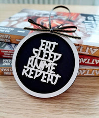 Gift For Anime Lover Anime Demon Slayer Black Christmas Ornament Anime Ornaments - Kurodrip