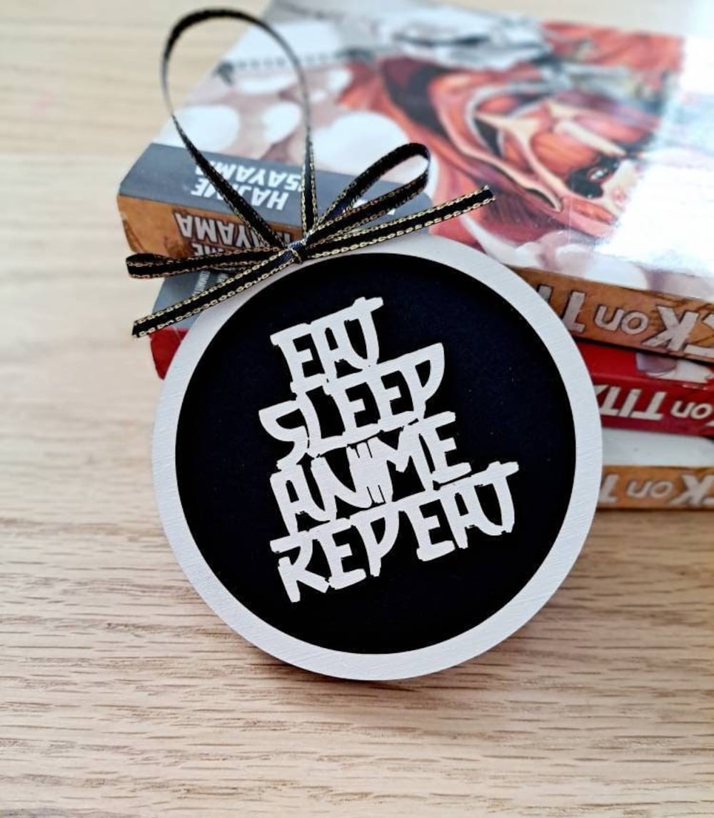Gift For Anime Lover Anime Demon Slayer Black Christmas Ornament Anime Ornaments - Kurodrip