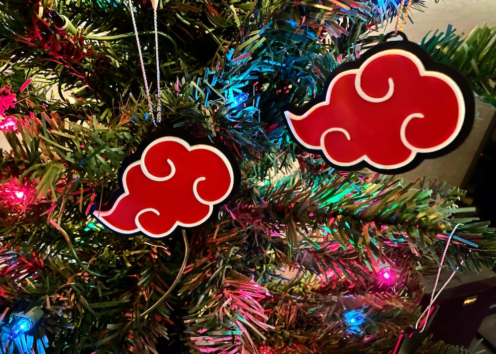 Anime Cloud Akatsuki Naruto Logo Anime Accessories Ornament Anime Ornaments - Kurodrip