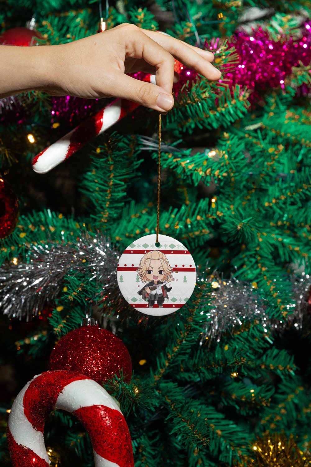 Anime Ornament Cute Mikey Ornament | Anime Ornaments