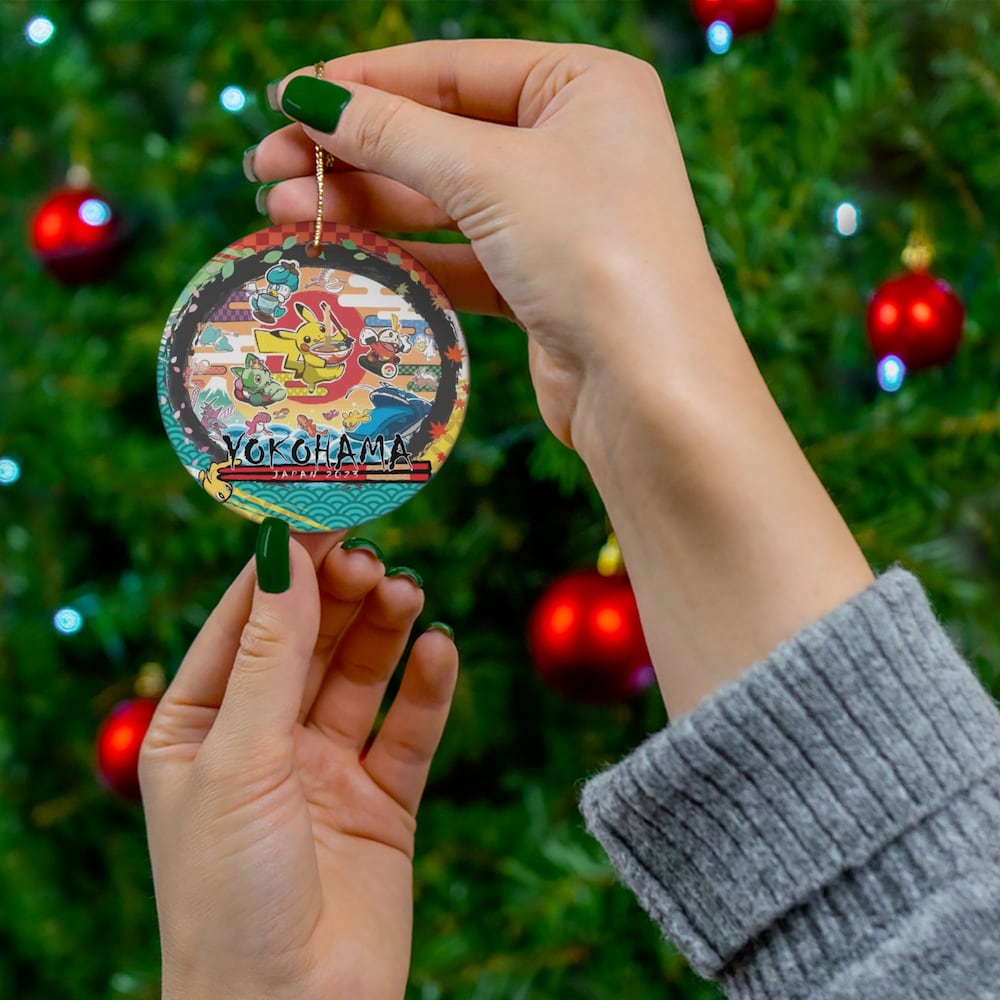 yokohama Japan Characters holiday Ornament | Anime Ornaments