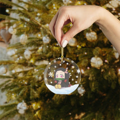 Kawaii Anime Glass Ornament Charming Nezuko Ornament Anime Ornaments - Kurodrip
