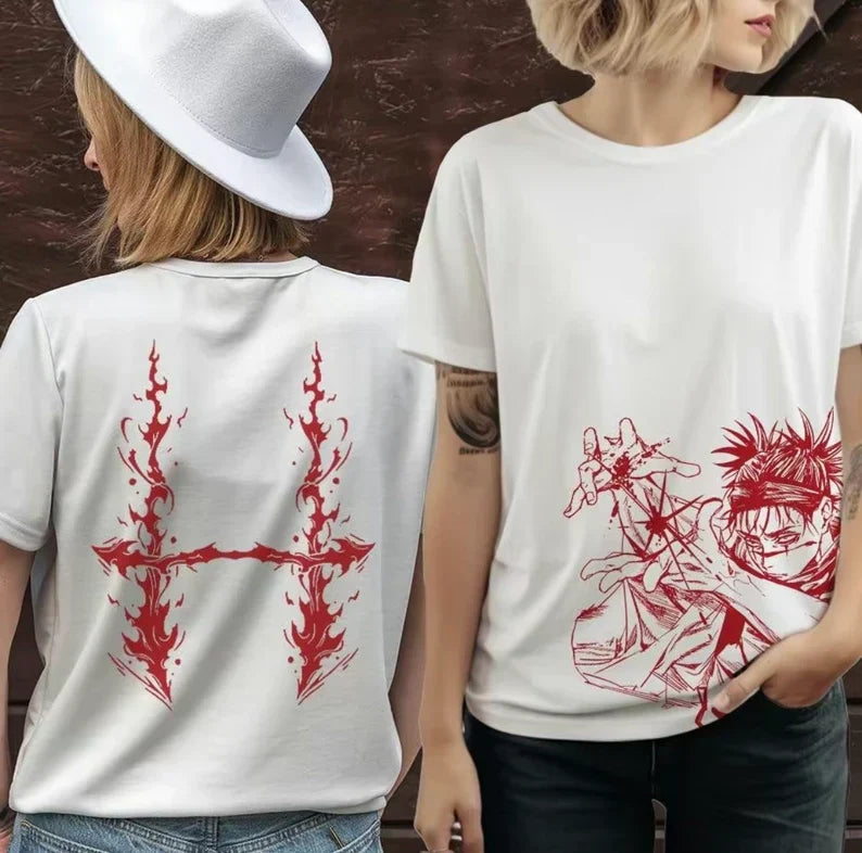 Kurodrip "Choso Domain Expansion Jujutsu Kaisen Anime Vintage Oversize T Shirt - Kurodrip