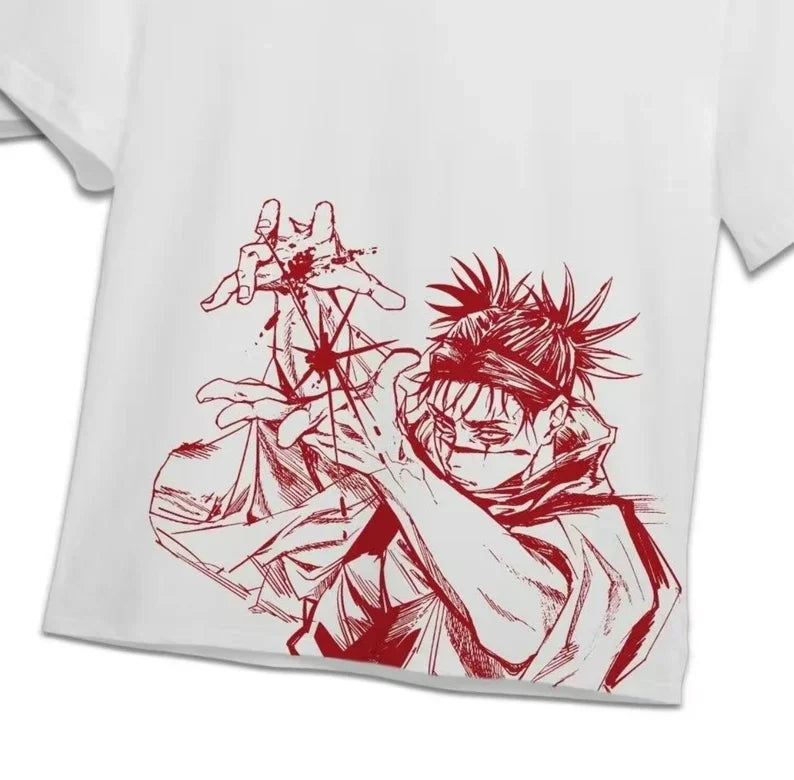 Kurodrip "Choso Domain Expansion Jujutsu Kaisen Anime Vintage Oversize T Shirt - Kurodrip