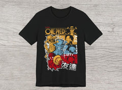 Luffy x Two Brother - Onepiece Oversize T Shirt - Kurodrip