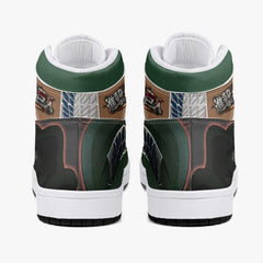 Levi Ackerman Timeskip Shingeki no Kyojin Mid 1 Basketball Shoes