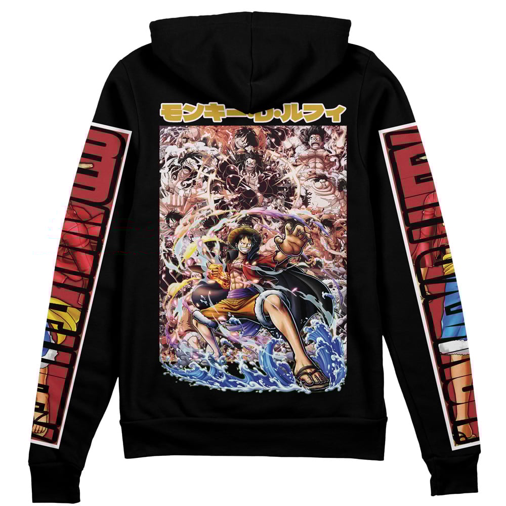Monkey D. Luffy One Piece Streetwear Zip Hoodie Jacket
