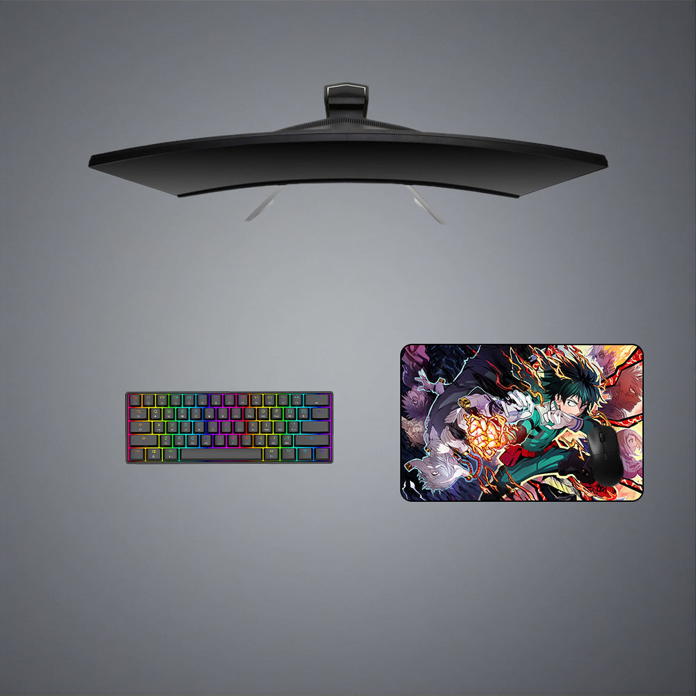 My Hero Academia Action Design M-XXL Size Gaming Mouse Pad, Computer Desk Mat