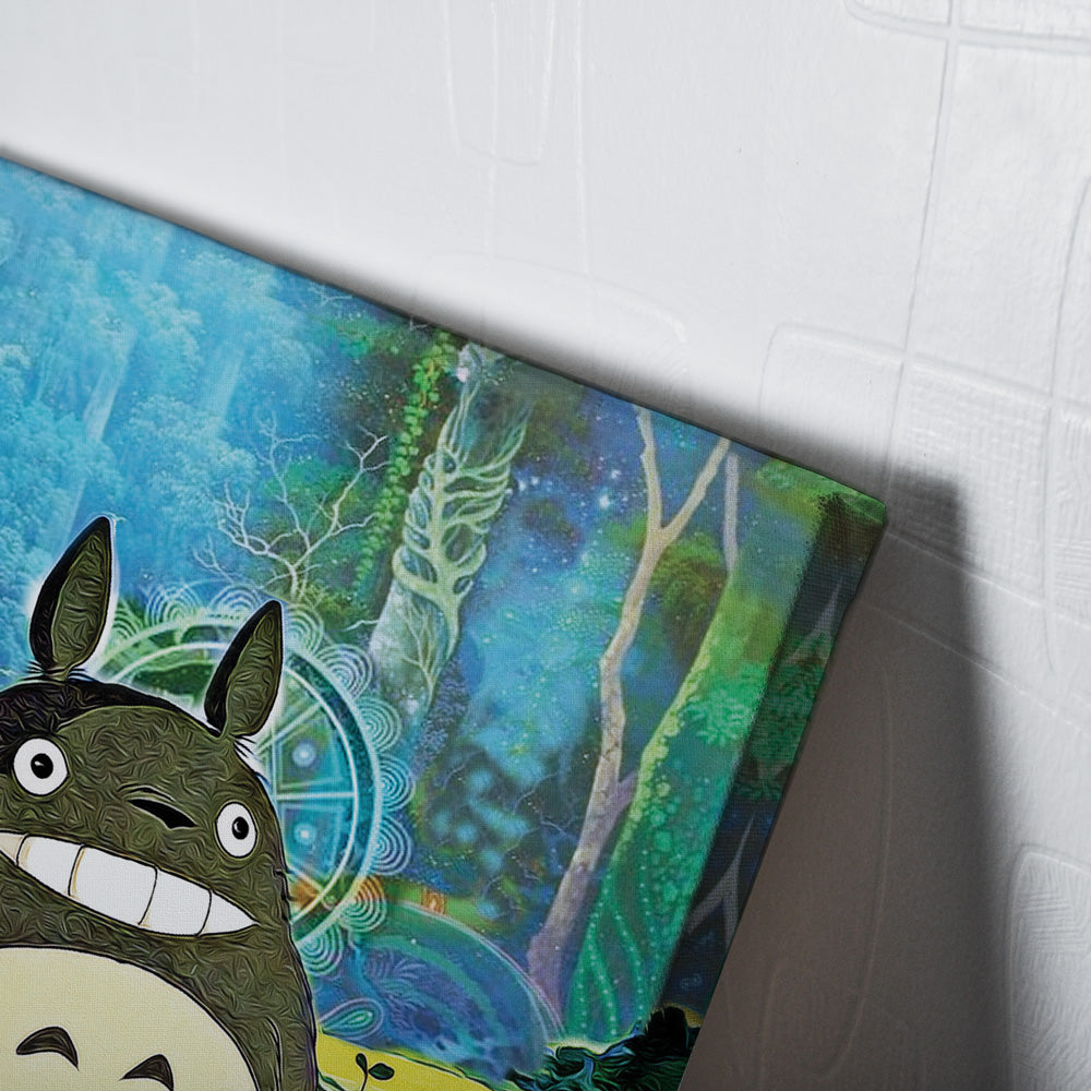 My Neighbor Totoro Studio Ghibli Canvas Print Wall Art - Kurodrip