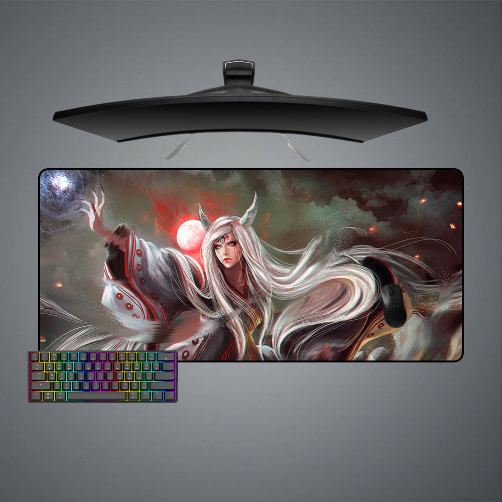 Kaguya Otsutsuki Size Gaming Mouse Pad - Kurodrip