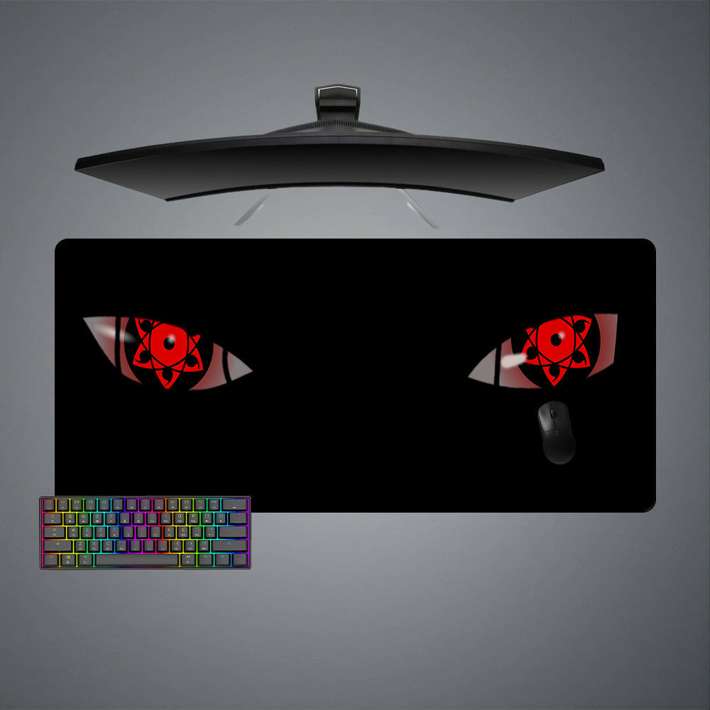 Naruto Sharingan Eyes Size Gaming Mouse Pad - Kurodrip