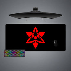 Naruto Sharingen Symbol Size Gaming Mouse Pad - Kurodrip