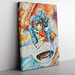 Nausicaa of the Valley of the Wind Studio Ghibli Canvas Print Wall Art - Kurodrip