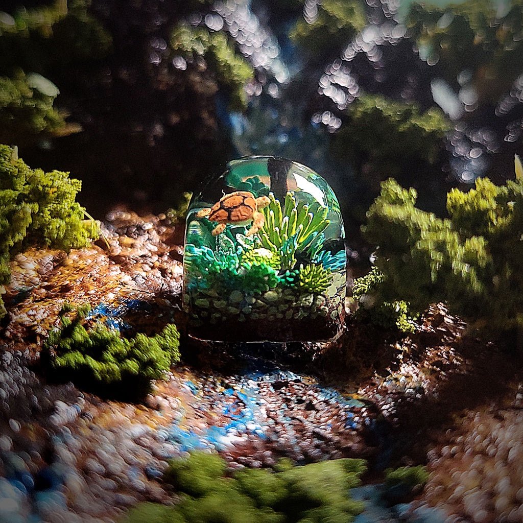 Kurodrip "Coral" A Coral Reef Resin Keycap - Kurodrip