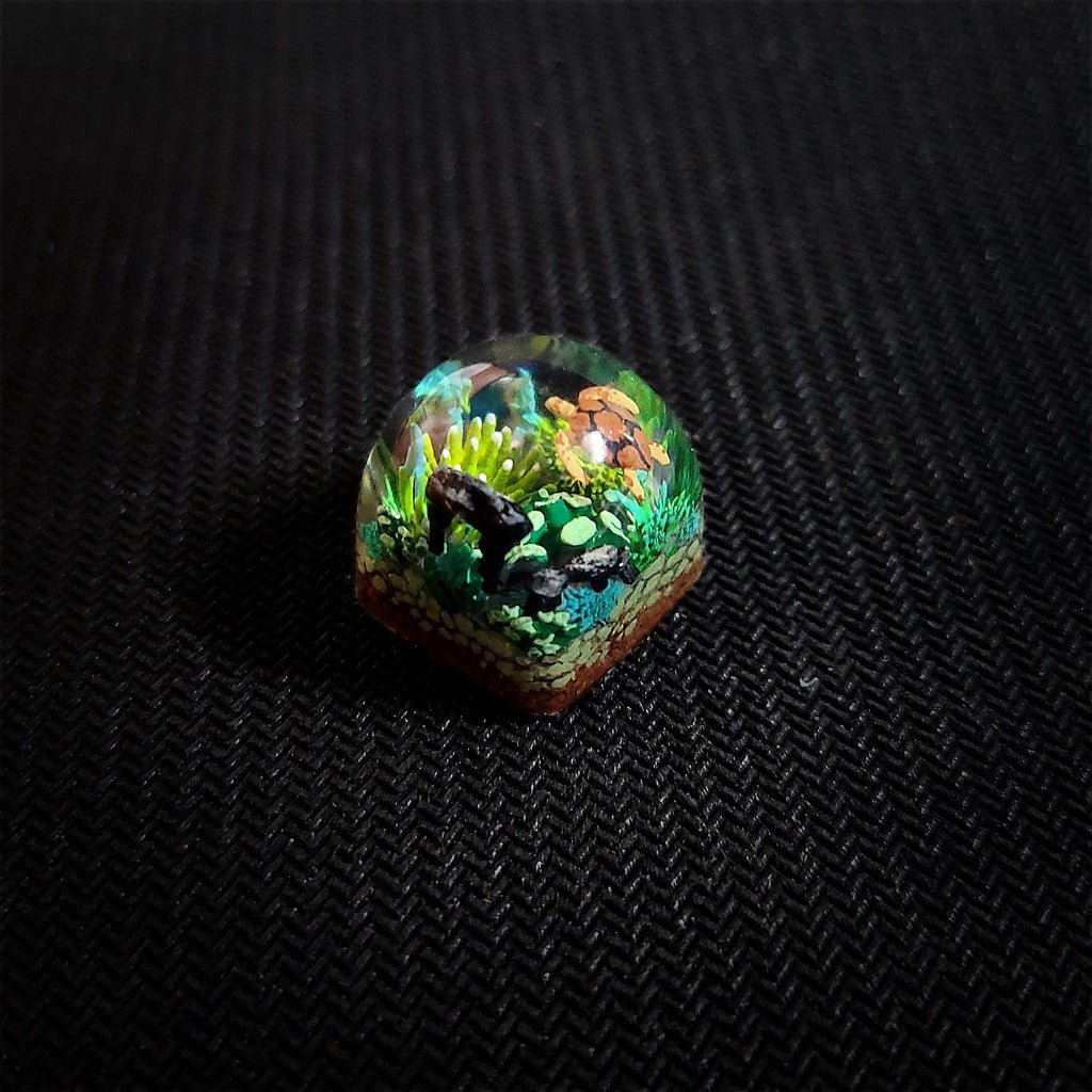 Kurodrip "Coral" A Coral Reef Resin Keycap - Kurodrip