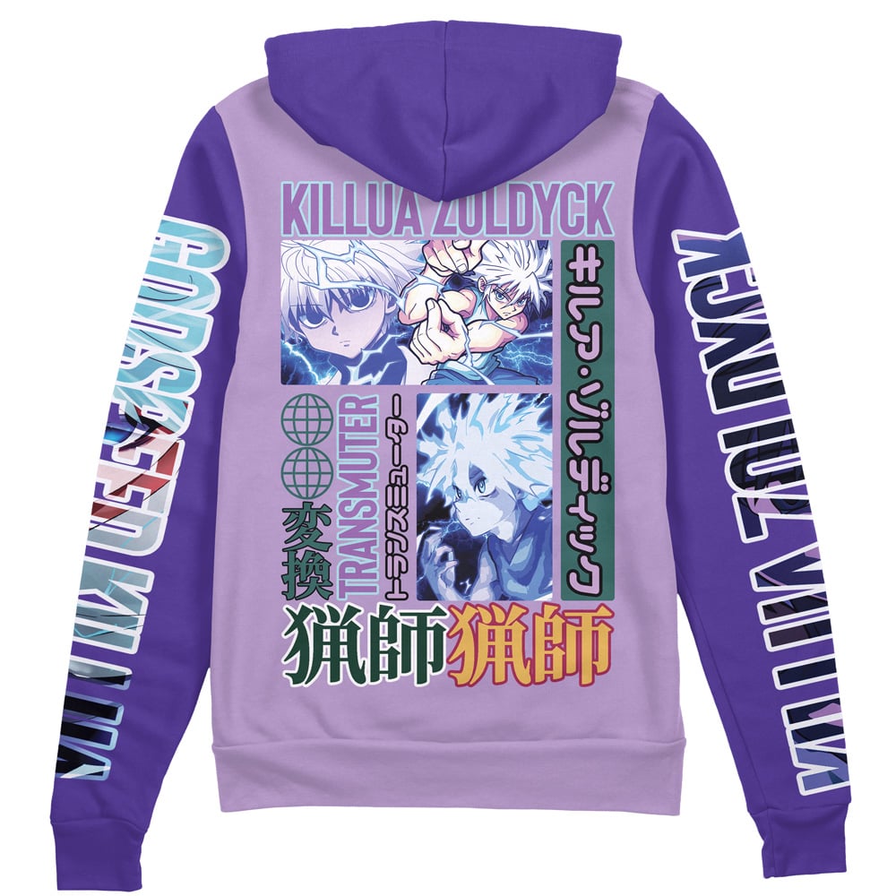 Killua Zoldyck Hunter x Hunter Streetwear Zip Hoodie Jacket