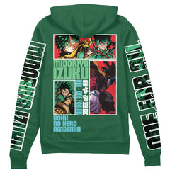 Midoriya Izuku My Hero Academia" Streetwear Zip Hoodie Jacket