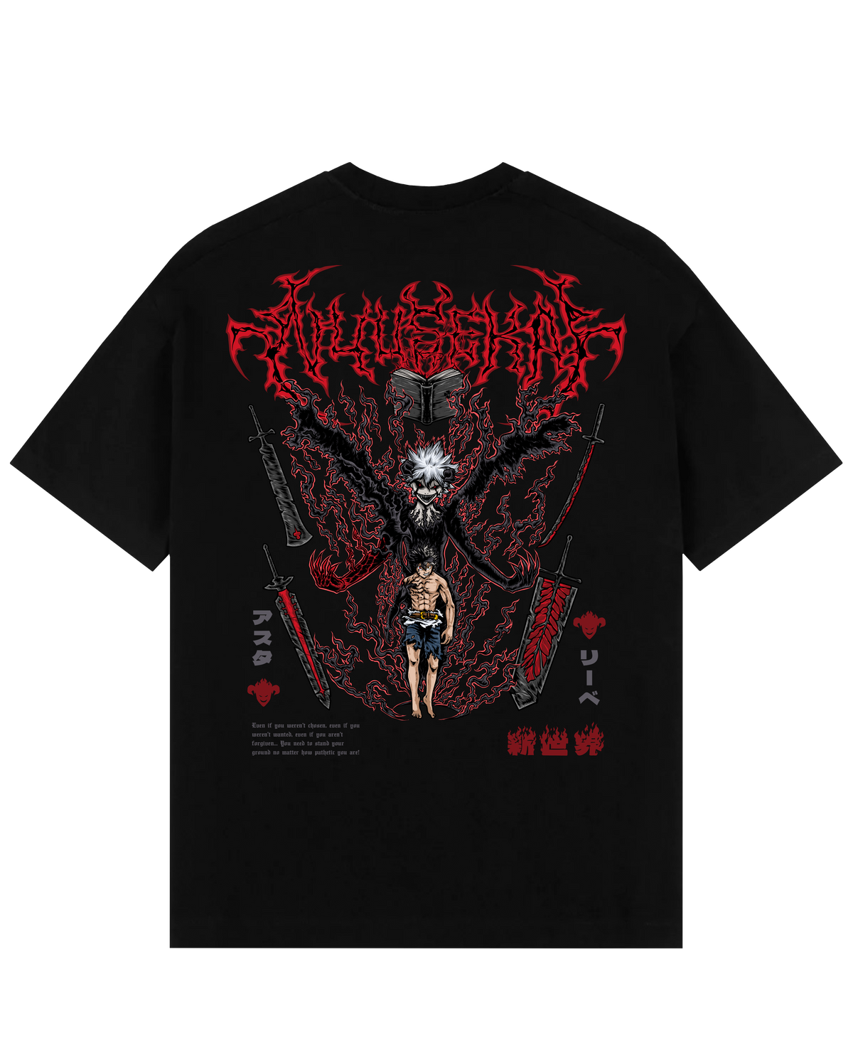 "Asta X Liebe - Black Clover" Oversize T-Shirt