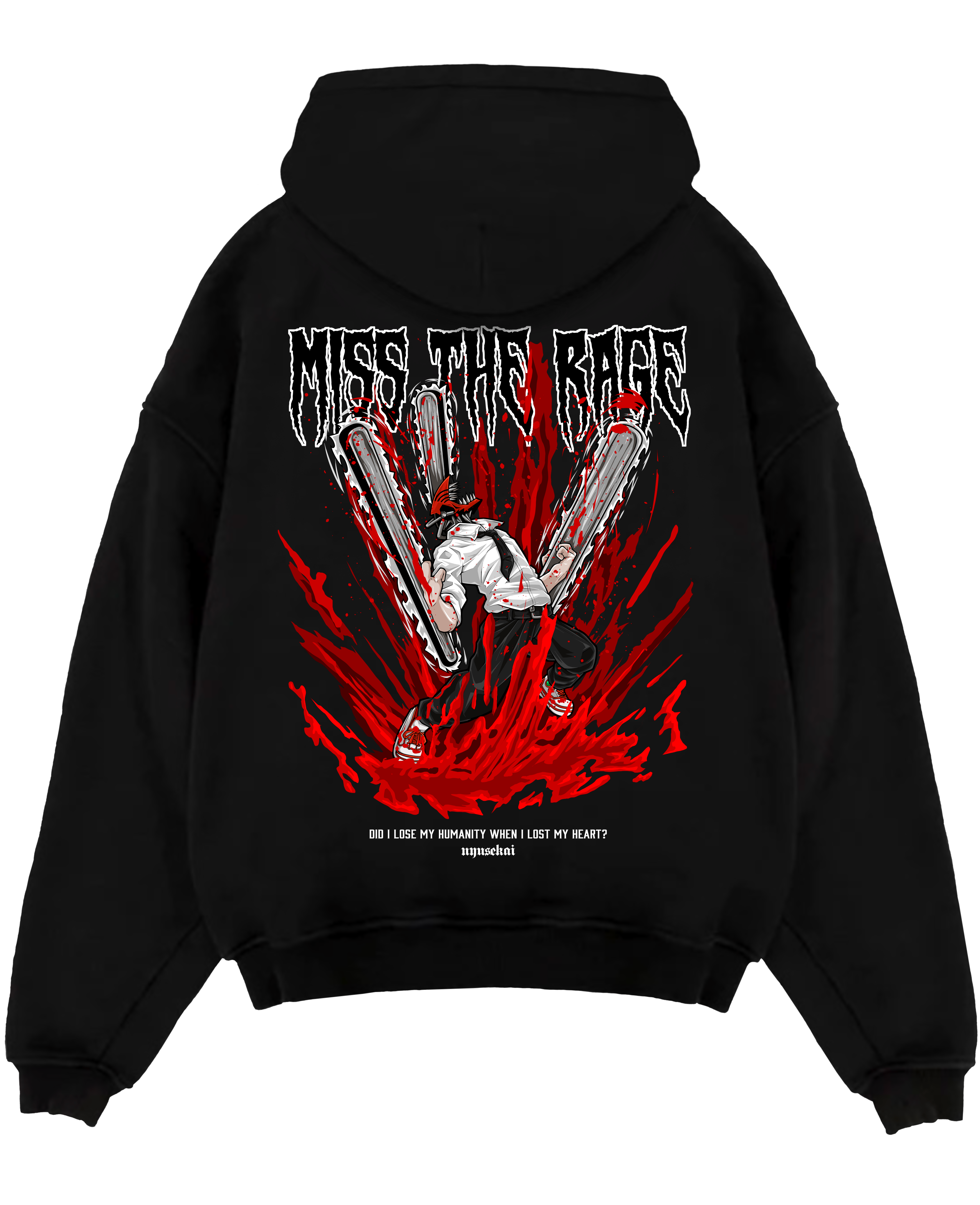 Denji X Miss The Rage - Chainsaw Man Oversize T-Shirt - Kurodrip