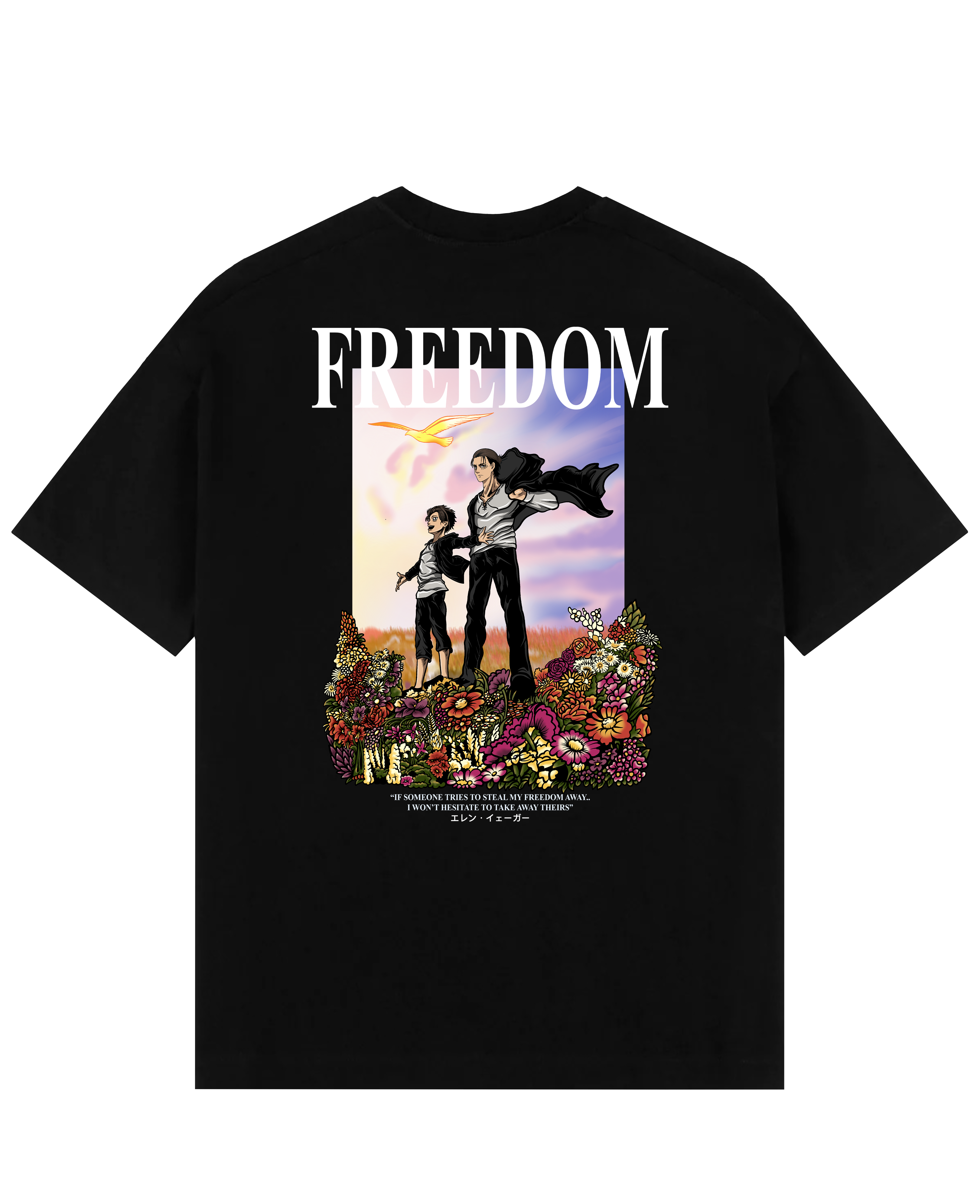 "Eren X Freedom - AOT" Oversize T-Shirt