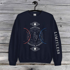 a sweatshirt hanging on a wooden wall