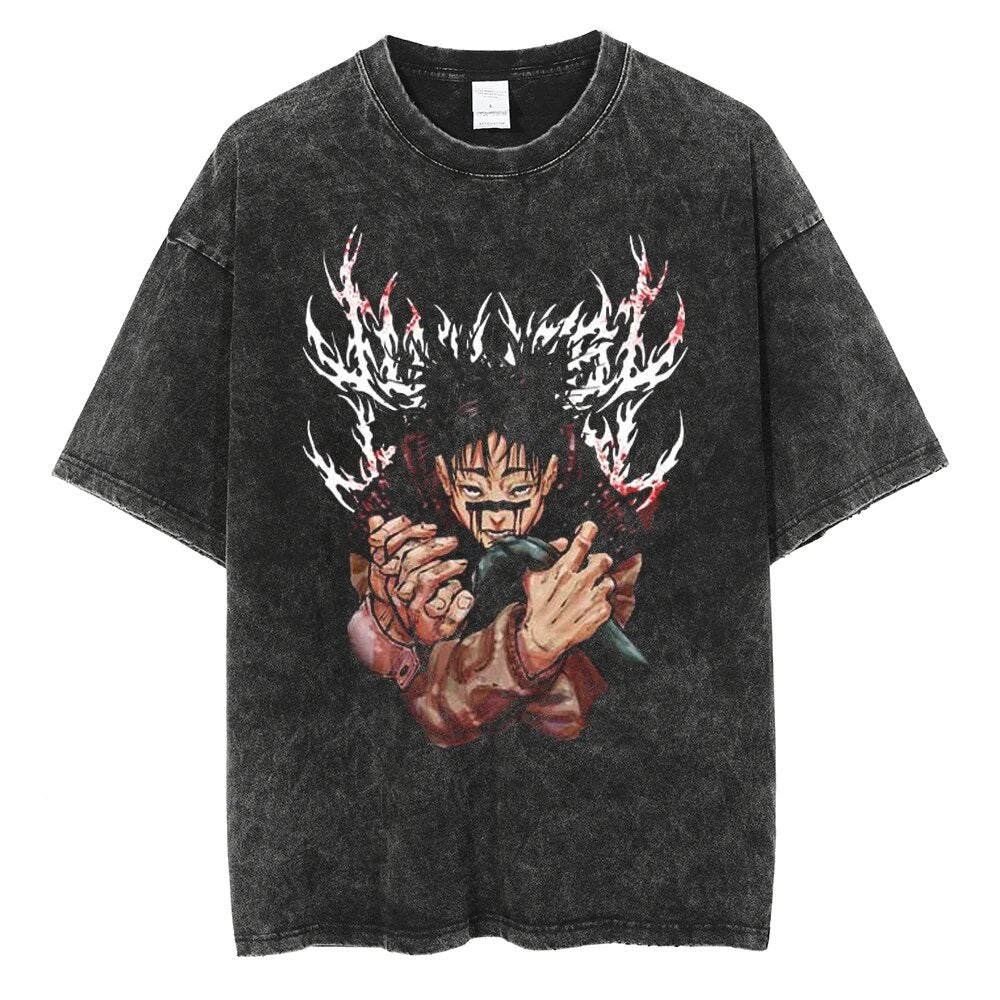 Kurodrip "Blood Manipulation V2" Vintage Oversized T Shirt
