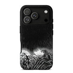 Kurodrip Guts Berserk Lying Rain Starry Night Grass Manga Sketch Dark Emotional Protective Phone Case