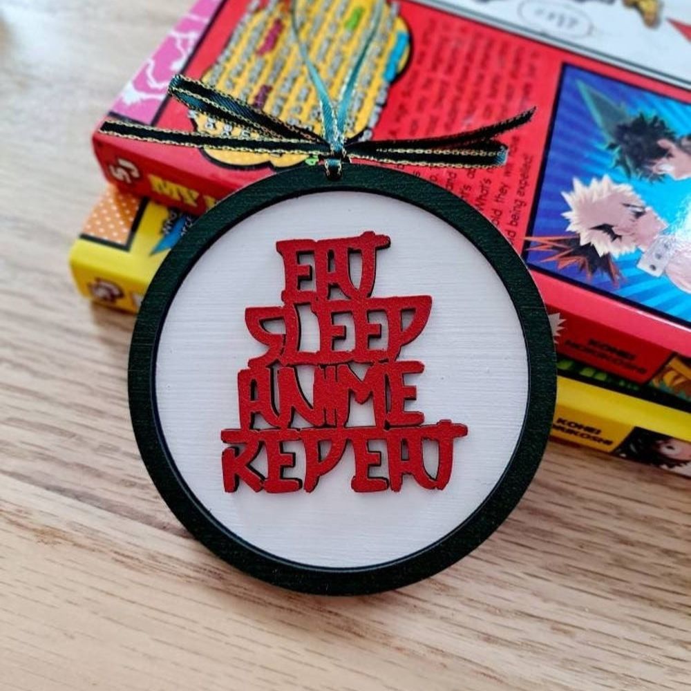 Gift For Anime Lover Anime Demon Slayer Christmas Ornament Anime Ornaments - Kurodrip