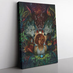 Princess Mononoke Studio Ghibli Canvas Print Wall Art - Kurodrip