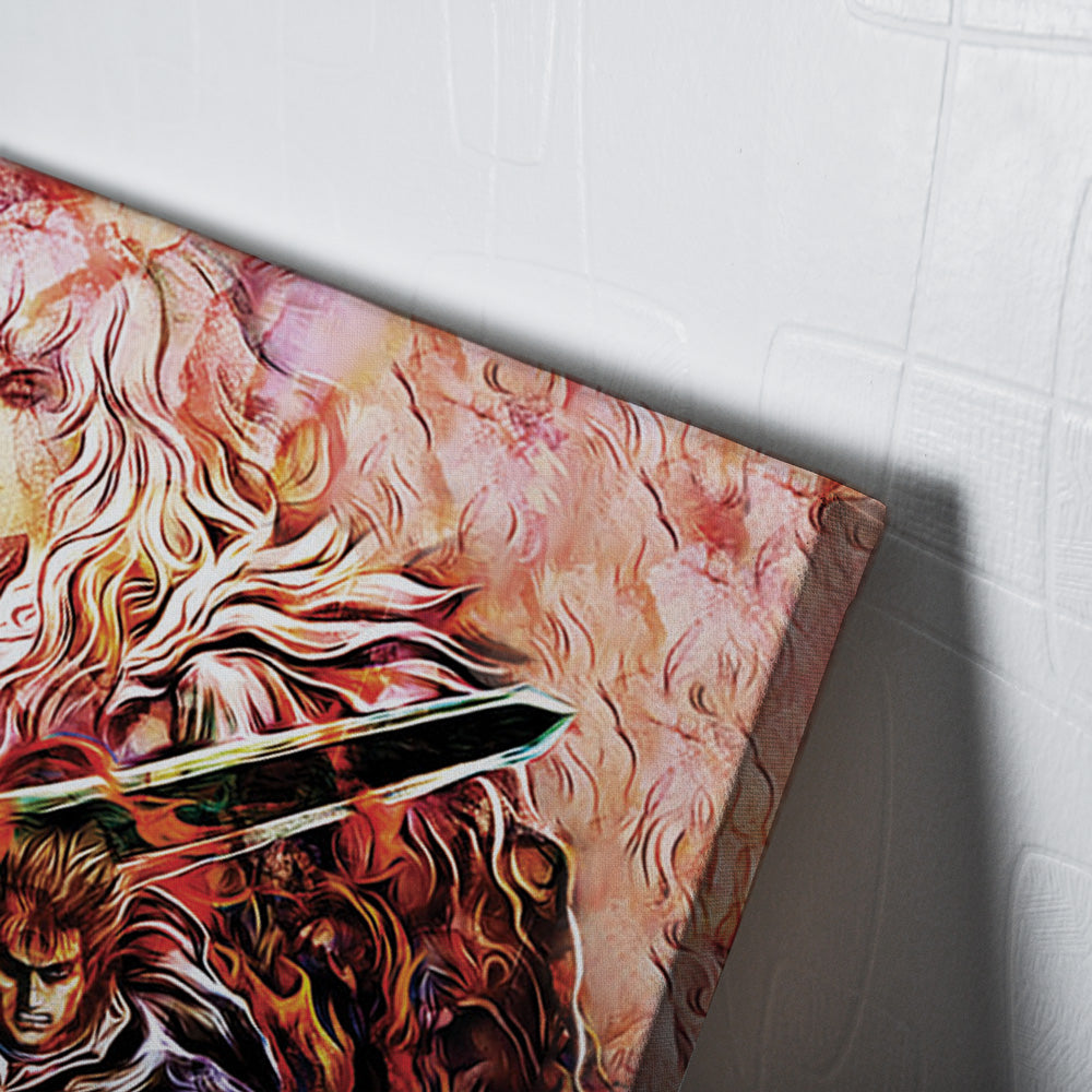 Quest of Guts Berserk Vertical Canvas Print Wall Art - Kurodrip