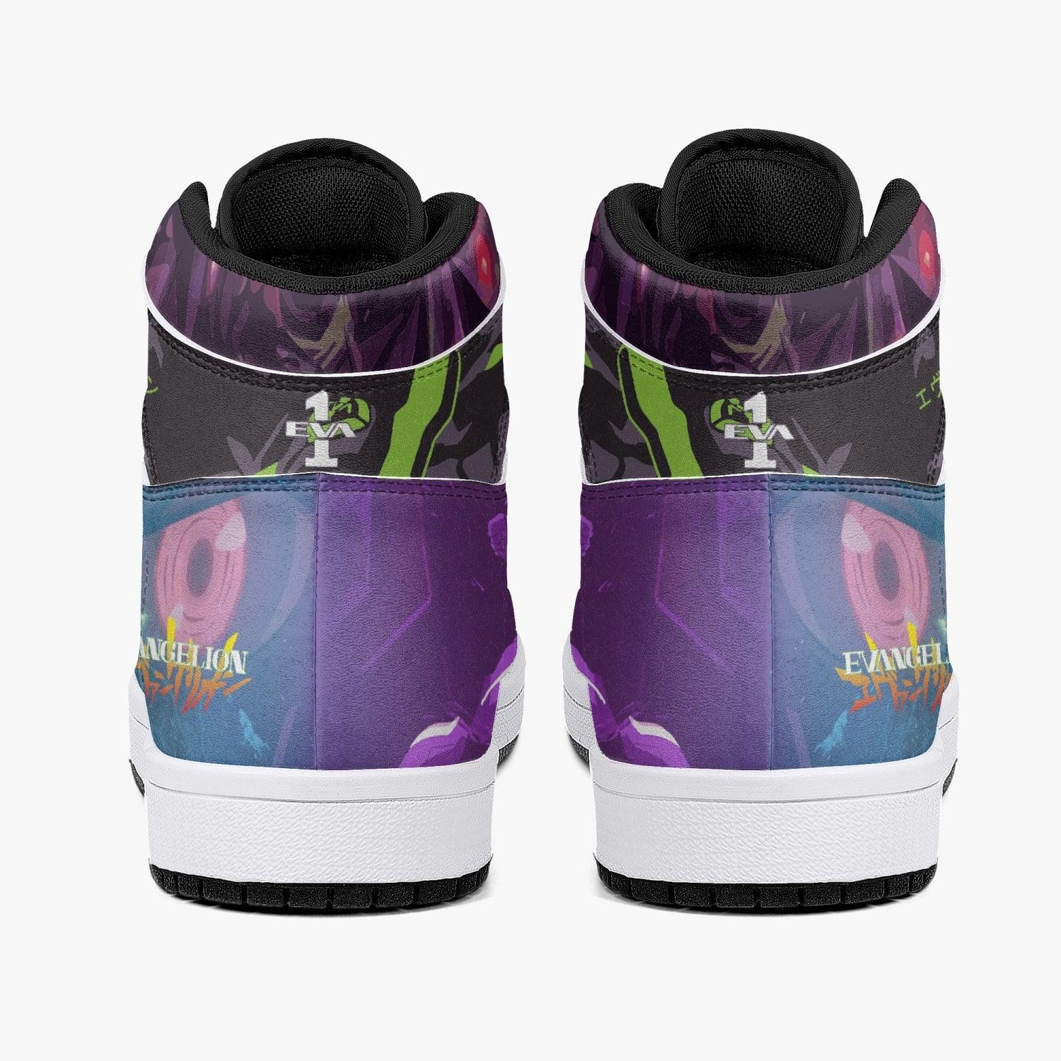 Shinji Ikari Eva Unit 01 Neon Genesis Evangelion Mid 1 Basketball Shoes