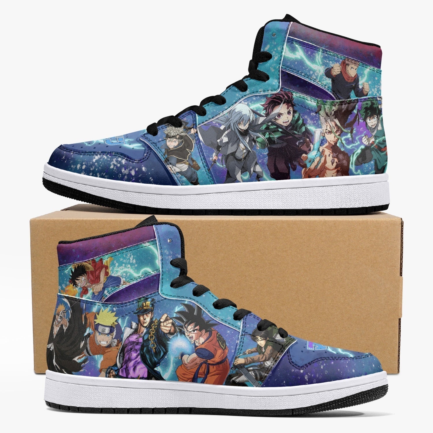 Shonen Classic vs Next Gen V2 Mid 1 Basketball Shoes