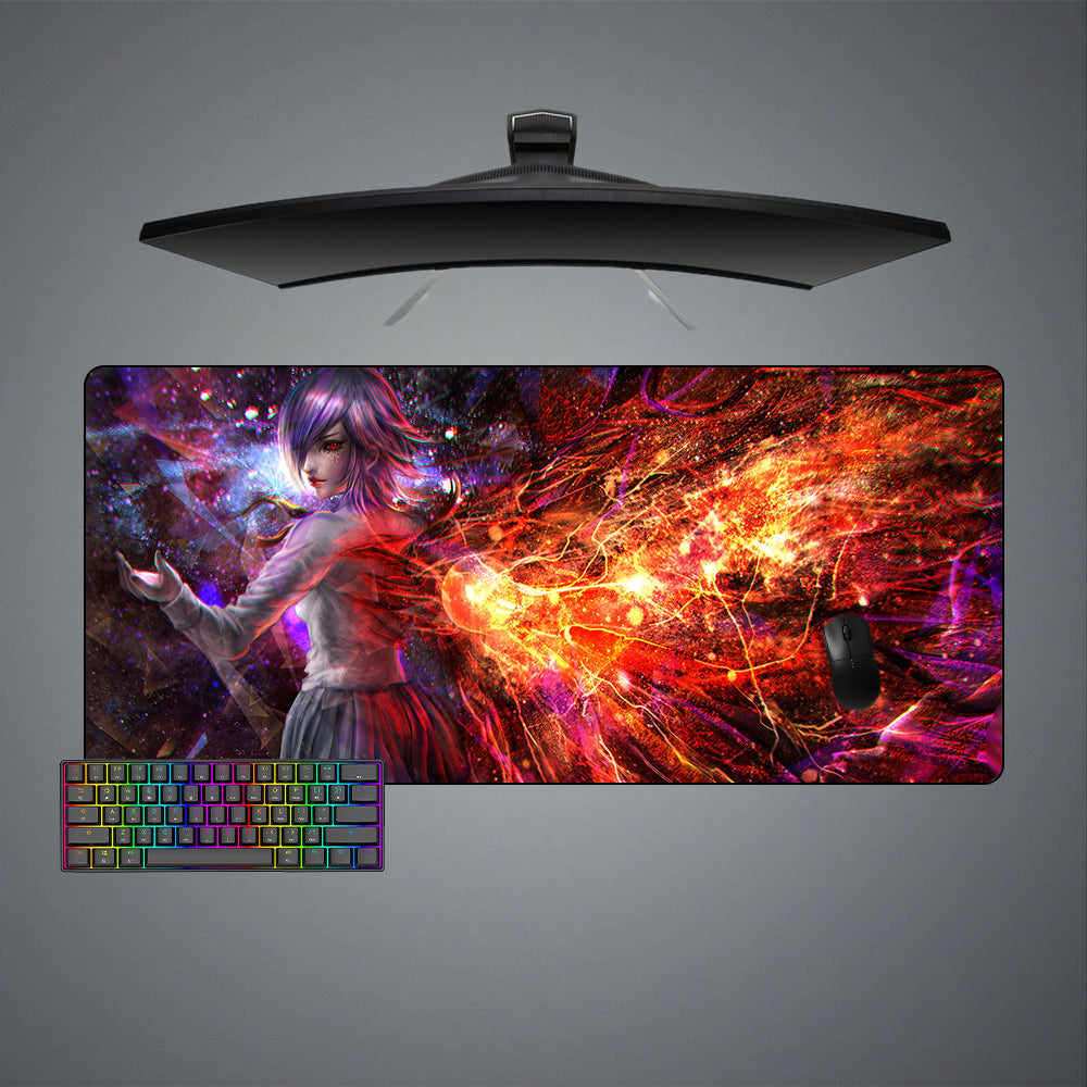 Tokyo Ghoul Touka Wings Size Gaming Mouse Pad,