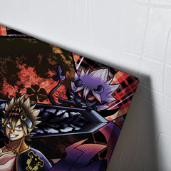 Trippy Asta x Liebe Black Clover Canvas Print Wall Art - Kurodrip