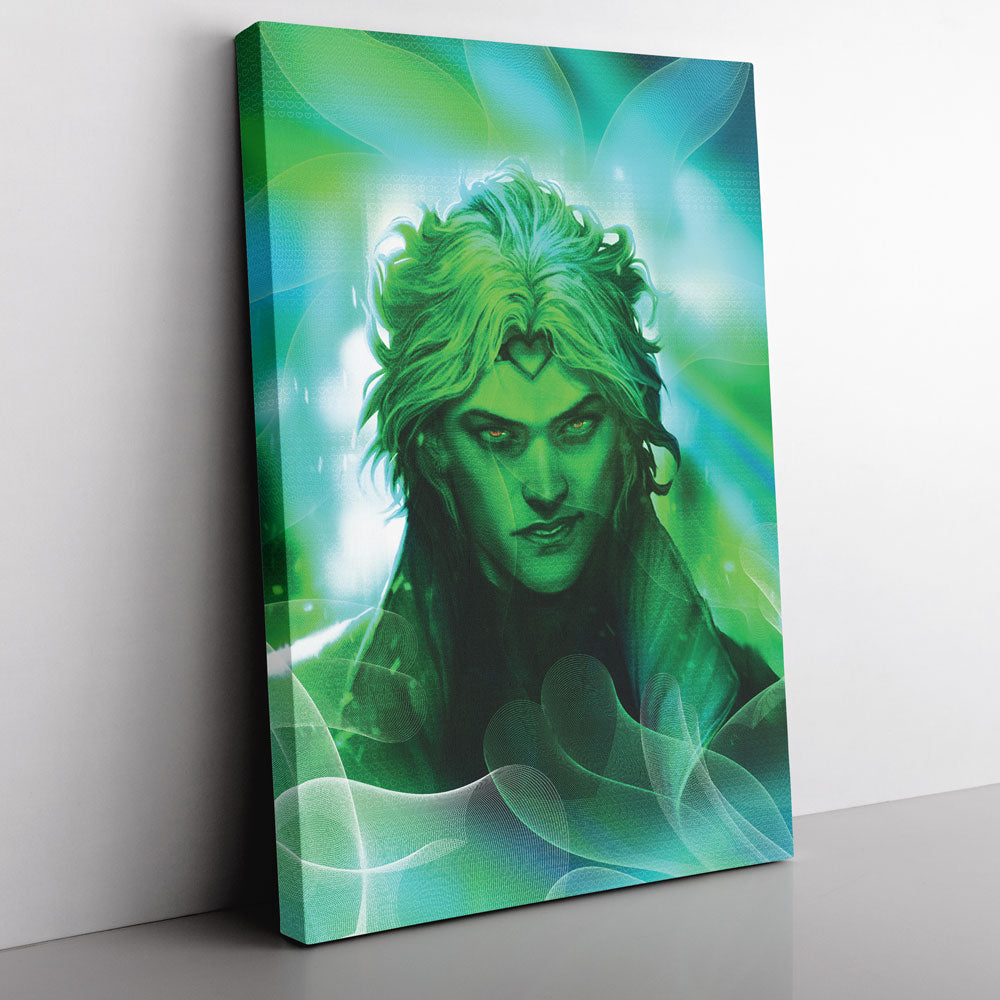 Trippy Auratic Dio Jojo's Bizarre Adventure Canvas Print Wall Art - Kurodrip