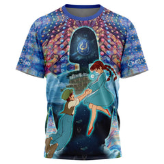 Trippy Castle in the Sky Studio Ghibli T-Shirt