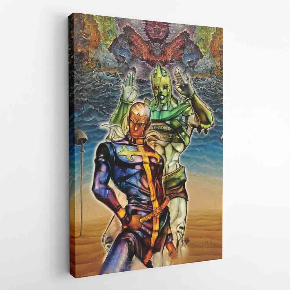 Trippy Enrico Pucci C-Moon Jojo's Bizarre Adventure Canvas Print Wall Art - Kurodrip