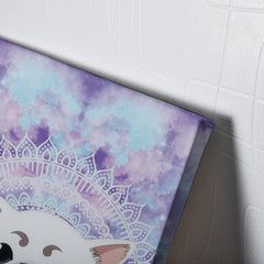 Trippy Gintoki and Sadaharu Gintama Canvas Print Wall Art - Kurodrip