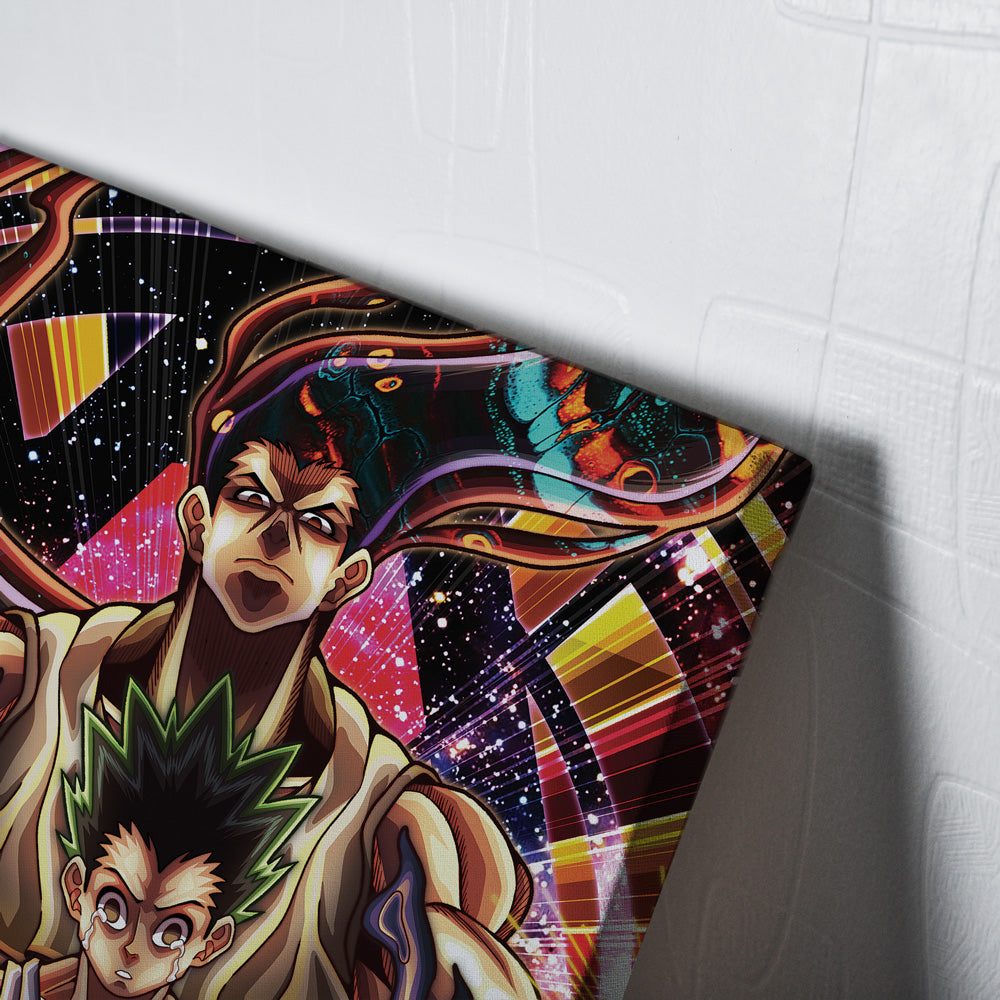 Trippy Gon Freecss Hunter X Hunter Canvas Print Wall Art - Kurodrip