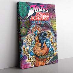 Trippy Guido Mista Six Bullets Jojo's Bizarre Adventure Canvas Print Wall Art - Kurodrip
